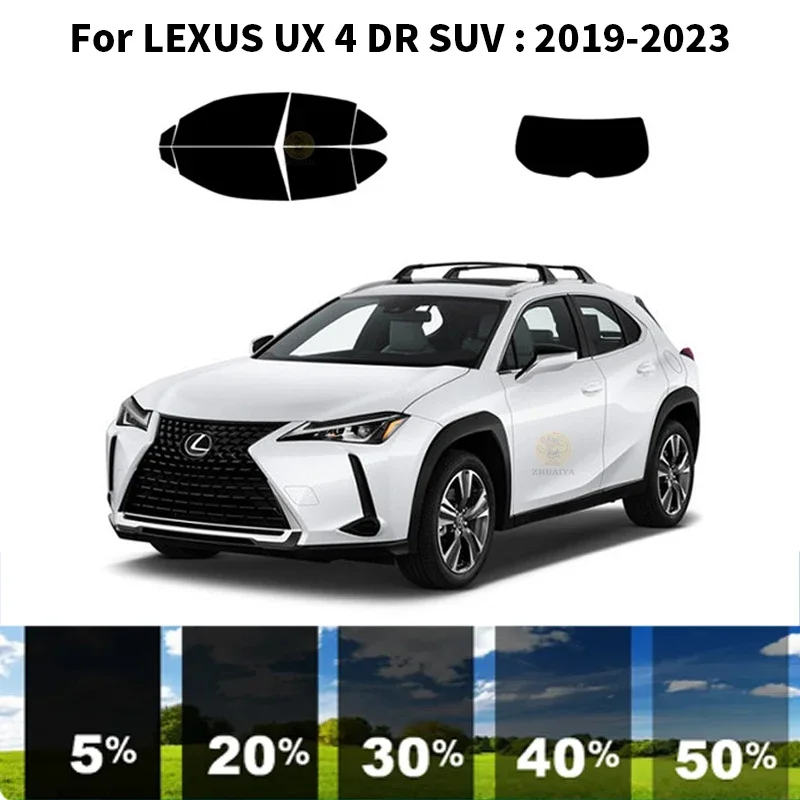 Precut nanoceramics המכונית UV גוון חלון ערכת רכב חלון סרט לקסוס UX 4 ד 