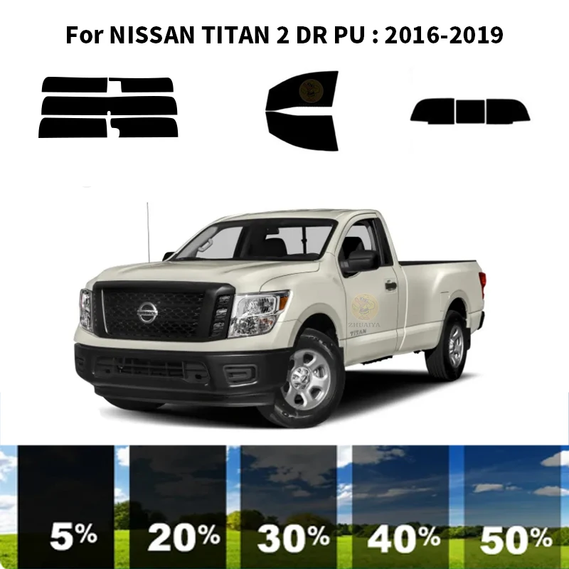 Precut nanoceramics המכונית UV גוון חלון ערכת רכב חלון סרט ניסן טיטאן 2 ד 