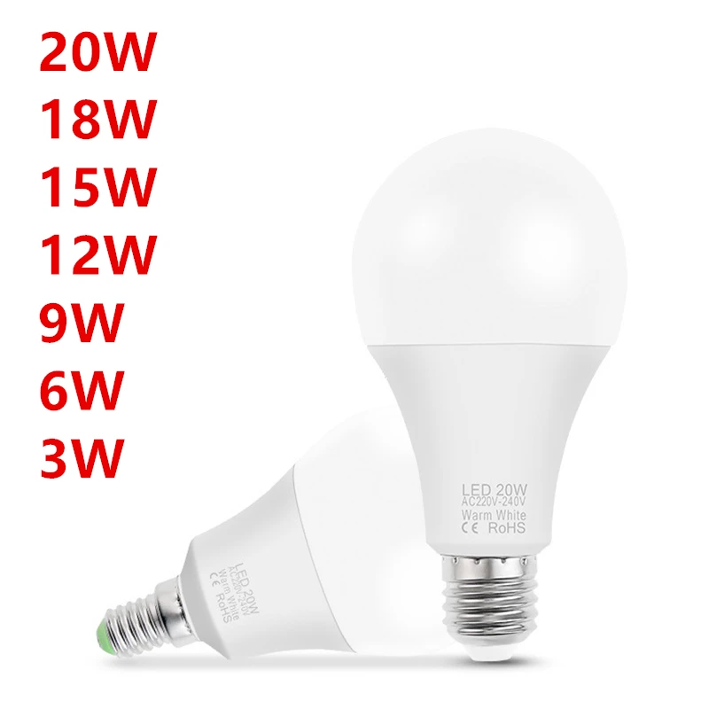 נורת LED חיסכון באנרגית מנורה 9W15W25W30W40W50W60W 80W 100W 200W 300W LED תירס אור מנורת רחוב 110V 220V E27 E40 מגניב לבן חם התמונה 0