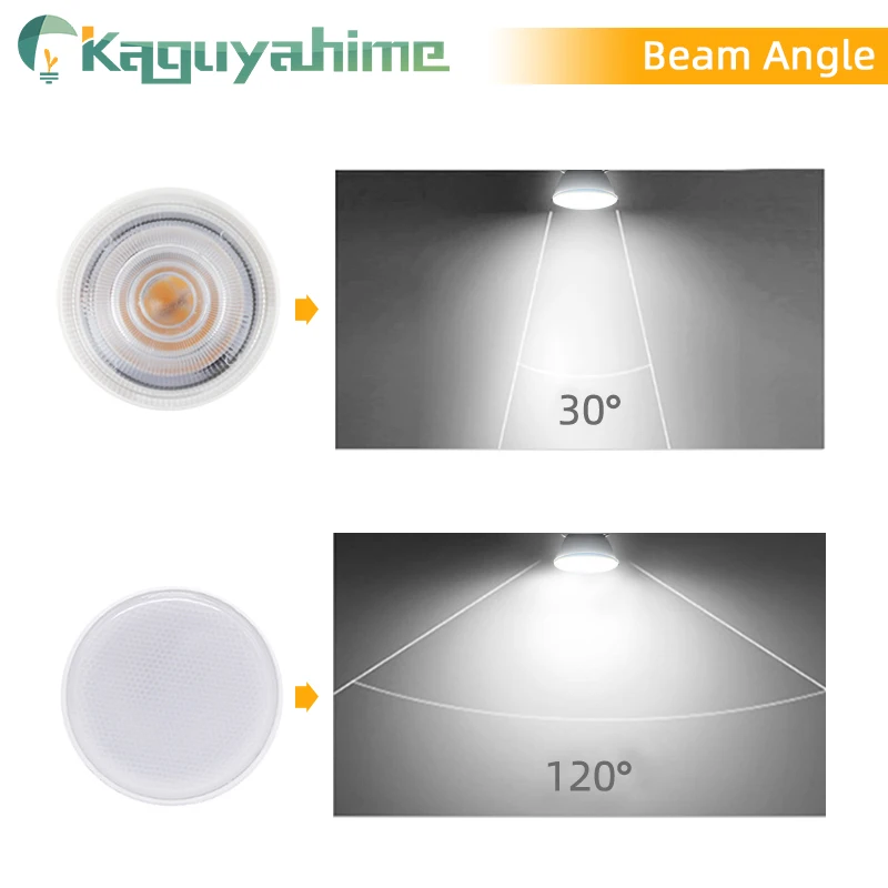 Kaguyahime 10Pcs GU10 נורת LED MR16 E27 הזרקורים 7W 6W 5W 3W AC 220V מנורת אלומיניום מעטפת אור, תאורה פנימית Lampada קשית התמונה 1