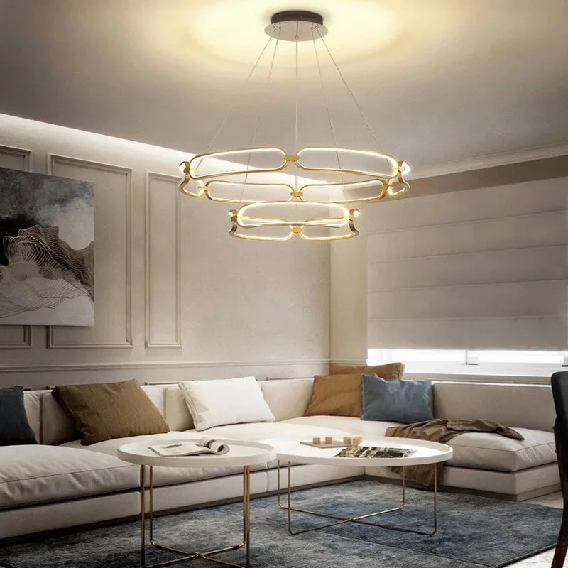 חדר השינה נברשת מודרנית פשוטה נורדי מוצר חדש, יצירתי אישיות הסלון לחדר האוכל המנורה מאסטר התמונה 1