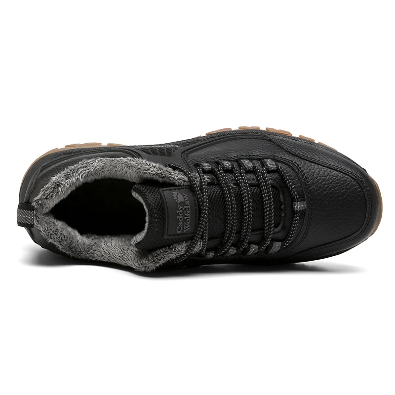 חורף בחוץ כותנה נעלי גברים חמים גברים נעלי ספורט באיכות גבוהה גברים נעלי הליכה גברים שאינם להחליק Treking נעליים Zapatillas Hombre התמונה 2