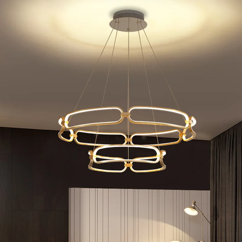 חדר השינה נברשת מודרנית פשוטה נורדי מוצר חדש, יצירתי אישיות הסלון לחדר האוכל המנורה מאסטר התמונה 2