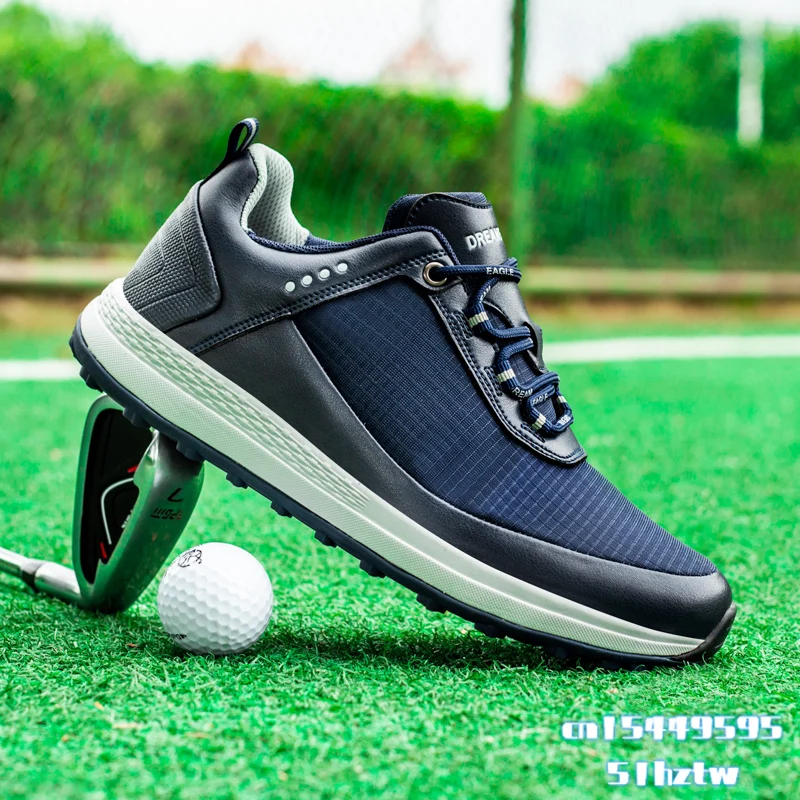 מקצועי גולף נעלי גברים לנשימה גולף נעלי ספורט לגברים קל משקל גולף Footwears אנטי להחליק נעלי הליכה התמונה 3