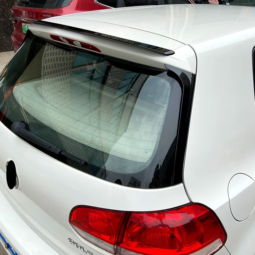 1PC החלון האחורי ספוילר גג שמש גשם צל פתח מגן שפתיים עבור פולקסווגן גולף MK6 מקס GTI R 2008 2009 2010 2011 2012 2013 התמונה 3