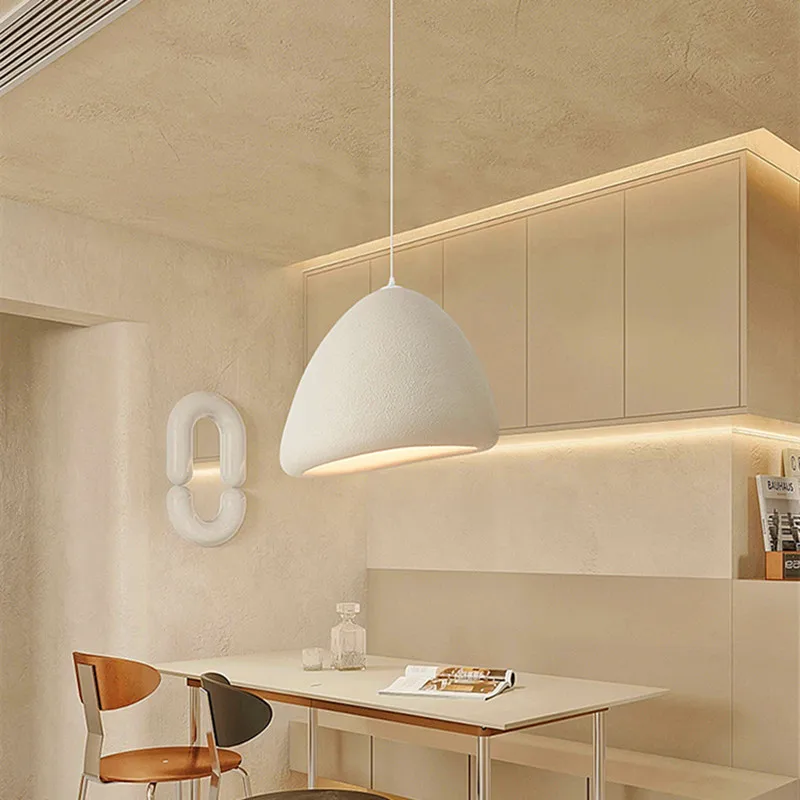 מודרני מינימליסטי מעצב היפנית וואבי סאבי סגנון LED התליון מנורת חדר האוכל המטבח, בר הגג קישוט הבית נברשת התמונה 3