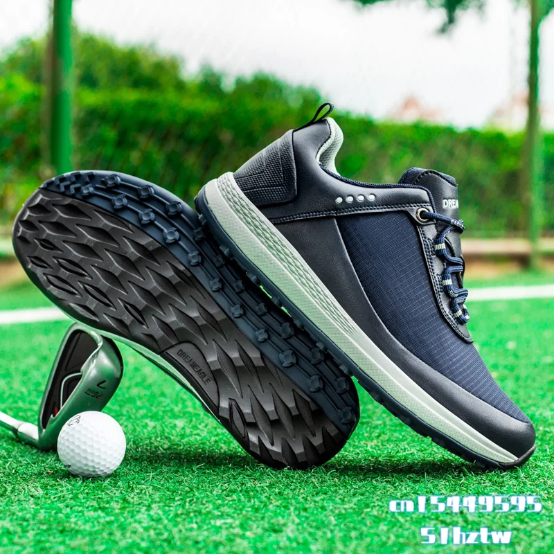 מקצועי גולף נעלי גברים לנשימה גולף נעלי ספורט לגברים קל משקל גולף Footwears אנטי להחליק נעלי הליכה התמונה 4