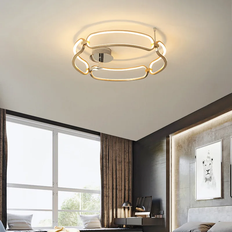 חדר השינה נברשת מודרנית פשוטה נורדי מוצר חדש, יצירתי אישיות הסלון לחדר האוכל המנורה מאסטר התמונה 4