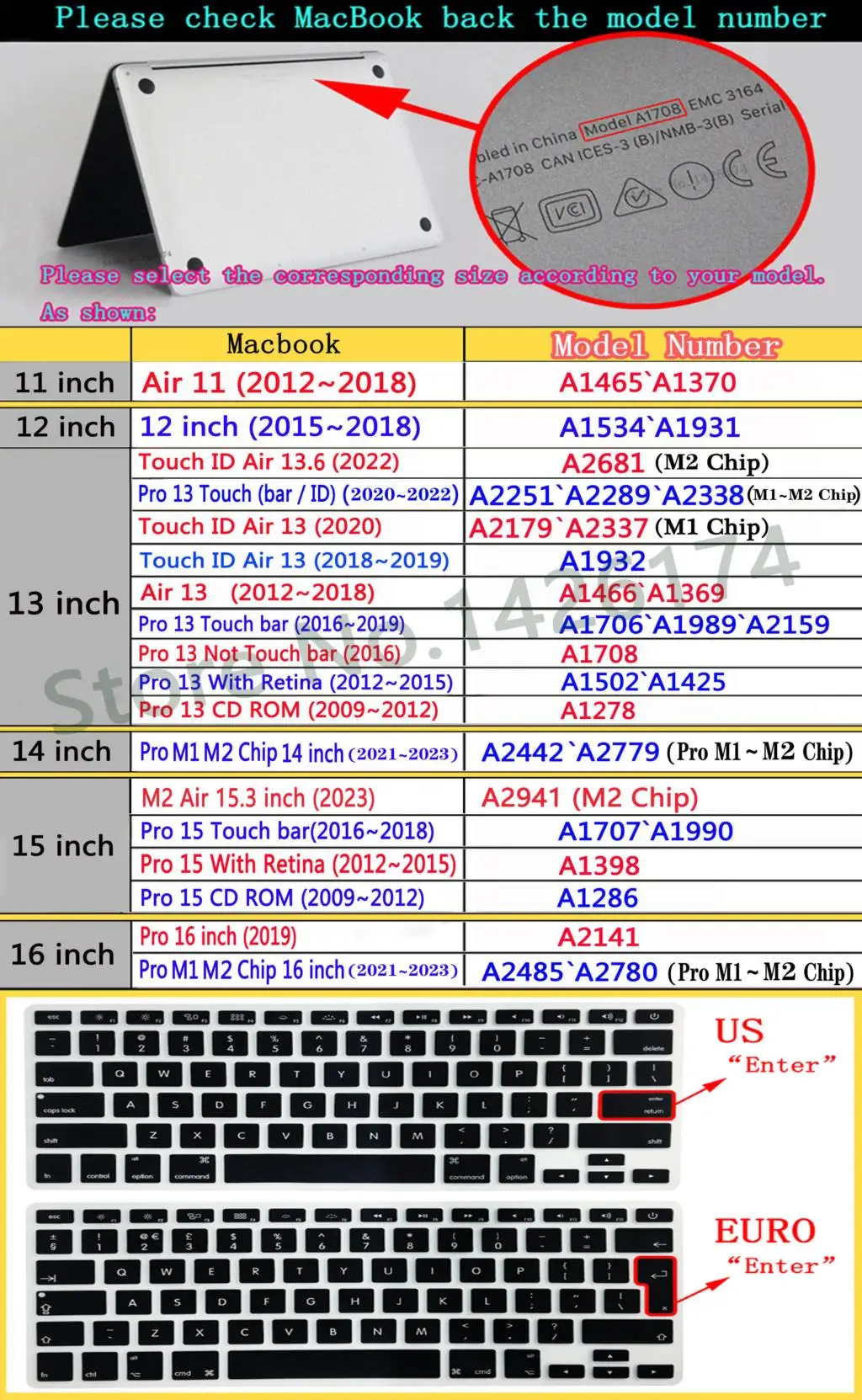 גרפיטי רוק במקרה המחשב הנייד עבור ה-Macbook M1 M2 אוויר 13 15.3 2023 A2941 Pro 13 14 16 inchA2681A2179A2337A2338A2289 לגעת בר/ID כיסוי התמונה 5
